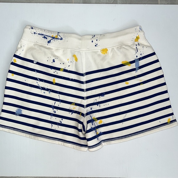 Polo Ralph Lauren Women’s Paint-Splatter Striped Shorts - Picture 6 of 9